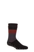 Mens IOMI Heat Holders Raynauds Sock Block Stripe