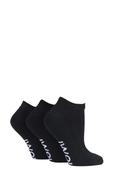 IOMI Ladies Cushion Foot Diabetic Trainer Socks 4-8 Black image