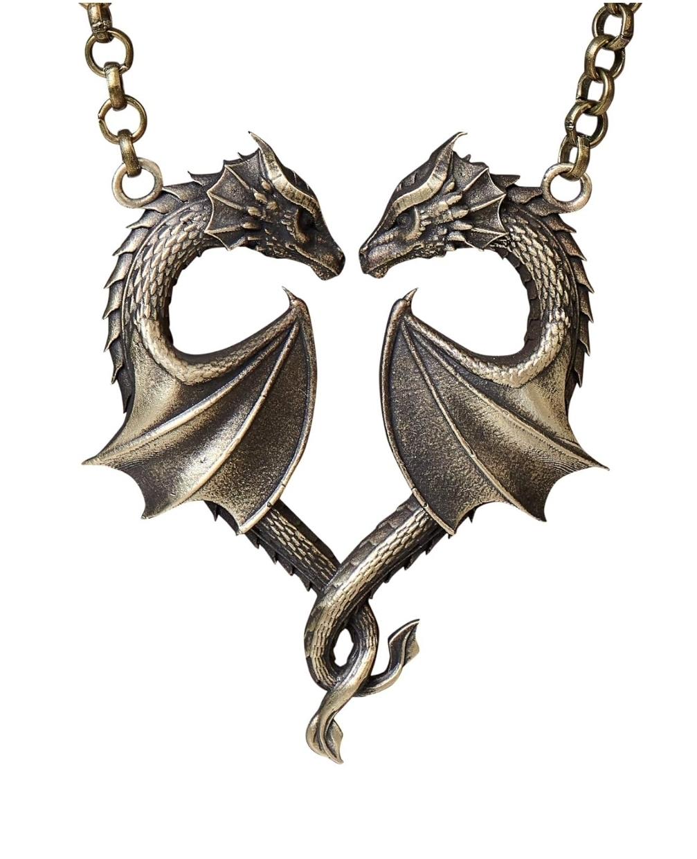 Dragon wing heart necklace discount