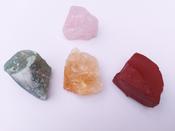 NATURAL ROUGH STONE CRYSTAL ABUNDANCE SET ±4cm image
