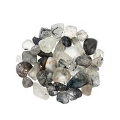 Tourmaline in Quartz tumbled +-15mm - Wellbeing-Clarity-Tranquillity