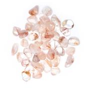 Red Hematite / Hematoid Quartz Crystal Healing Tumbled Stone - Optimism