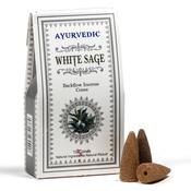 White Sage backflow incense cones Ayurvedic image