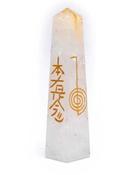 Reiki White Quartz Tower image