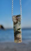 Moss Agate Amulet of Light &amp; New beginning Speed up recovery crystal image