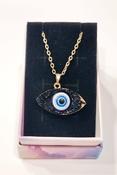 Evil Eye Druzy Necklace image