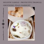 Protective Triangle Candle Large image