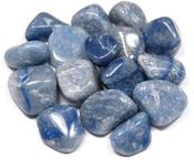 Dumortierite Blue Quartz Crystals tumbled. Diplomacy and Communication