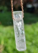 Clear Rock Quartz Amulet of Light - Inner Rainbow. image