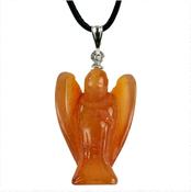 Angel Carnelian Crystal Pendant Necklace image