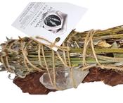CEDAR SAGE SMUDGE STICK WAND HERBAL CLARITY 6" image