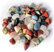 Tumbled stones mix Brazil A quality image