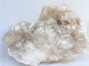 Museum quality large specimen of finely branching delicate white and grey aragonite | 'cave calcite' | 'flos-ferri' image