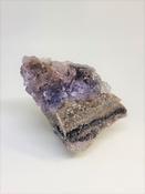Purple Fluorite - Pyrite Quartz Crystal Cluster image