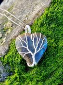 Tree Of Life - Labradorite Crystal Necklace Wire Wrapped Pendant, Gemstone Necklace, Natural Crystal Pendant image