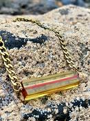Green Resin Necklace Rectangular image