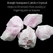 Mangano Calcite Crystal Rough Rare image