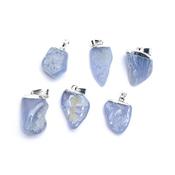 Blue Chalcedony Crystal Necklace image