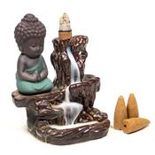 Buddha backflow incense cone burner image