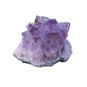 Amethyst Crystal Deep Purple Raw Druze Cluster image