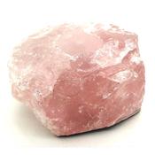 Rose Quartz Rough Chunk Crystal Tealight Candle Holder image