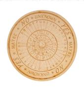 Pendulum Board Astrology Engraved Zodiac Weel Board Wooden image