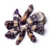 Raw Chevron Amethyst