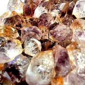 Rough Smoky Quartz with Amethyst infusion Druzy Crystal Rare  - Emotional Balance