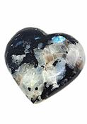 Rainbow Moonstone Crystal Heart Large