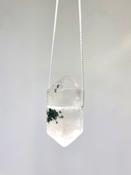 Clear Rock Quartz Amulet of Light - Inner Rainbow Clarity image