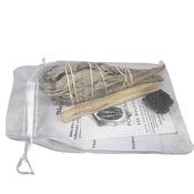 SELF BLESSING &amp; PROTECTION KIT AAA Grade WHITE SAGE SMUDGE STICK 4" /PALO SANTO 4" / TOURMALINE CRYSTAL HOME CLEANSING image