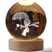 LITTLE PRINCE GUARD GLOBE CRYSTAL BALL LED LIGHT LAMP SPHERE MULTICOLOUR image