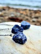 Sodalite rough gemstone necklace image