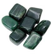 Jade Dark Green NephriteTumbled Crystal