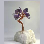 Tree  of Life Amethyst Crystal