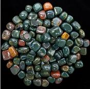Bloodstone crystal (Heliotrope) Tumbled 20-30mm