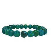 Chrysocolla Bead Bracelet Crystal  Calms/ Re - Energies image