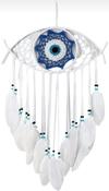 EVIL EYE DREAMCATCHER WHITE