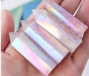 ANGEL AURA CRYSTAL ROSE QUARTZ TOWER image