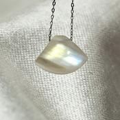 Moonstone Sterling Silver Pendant Crystal Necklace Amulet Sacred Geometry Energy Clearing Board Set image
