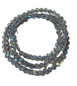 Labradorite Crystal Bead Necklace Malagasy Quartz Beads image