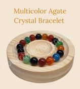 CHAKRA CRYSTAL BRACELET MULTICOLOUR CHAKRA 10mm image