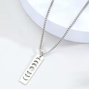Moon Phase Necklace Pendant image