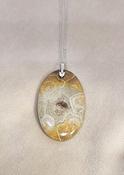 Morocco Fossil Amulet Pendant Necklace, Morocco image