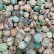 Green Sakura Agate Tumbled Crystal Natural Stone image
