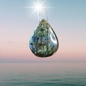 Labradorite Crystal "Free your Soul and Spirit" Amulet Pendant 925 sterling silver Necklace image