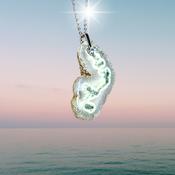 Stalactite Crystal Sterling Silver Necklace - Inner Peace &amp; Mind image