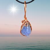 Tanzanite Crystal Pendant Necklace Calm - Focus- Success image