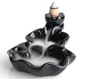 Backflow Incense Burner Lotus pond Waterfall image