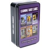 Tarot Learning Cards with meanings on the cards Keywords Reversed Chakra Planet Zodiac Tin Metal Box image